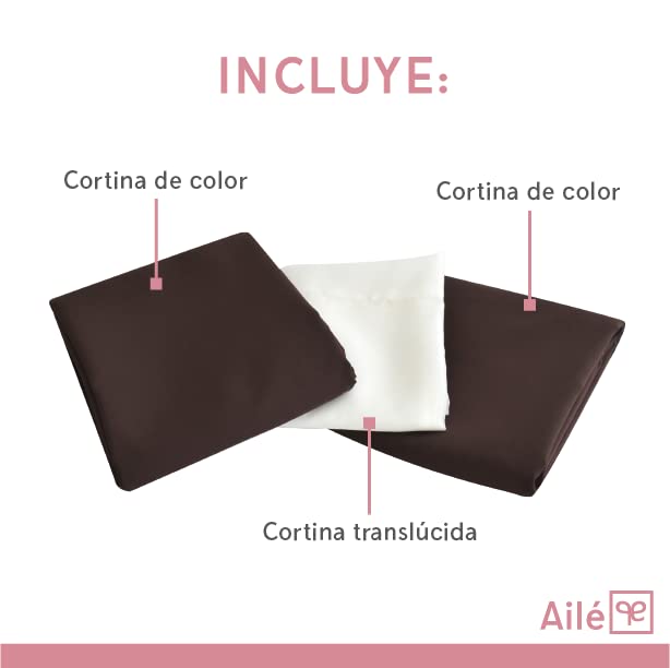 Cortinas, Home tela traslucida Marca AILÉ (3)