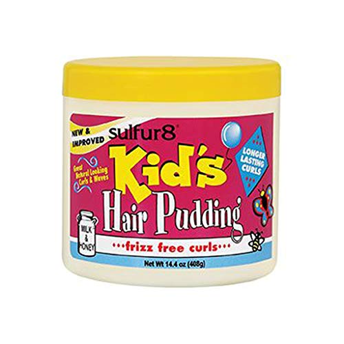 Sulfur 8 Kids Hair Pudding 14.4 oz – Moisturizing Detangling Kids Hair Cream for Soft, Manageable Hair, Helps Reduce Knots, Gentle Formula with Fresh Fragrance for Children & All Hair Types