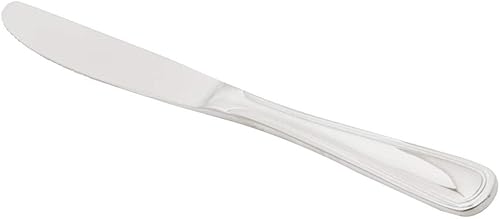 Juego de 12 cuchillos de mesa de acero inoxidable 180 pesados para restaurantecatering, cubiertos de calidad comercial