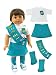 18 Inch Doll Clothes - Junior Girl Scout Outfit | Fits 18" American Girl Dolls |