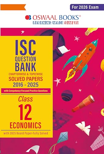 Image of ISC Question Bank Chapterwise & Topicwise Solved Papers Class 12 Economics For 2026 Exam