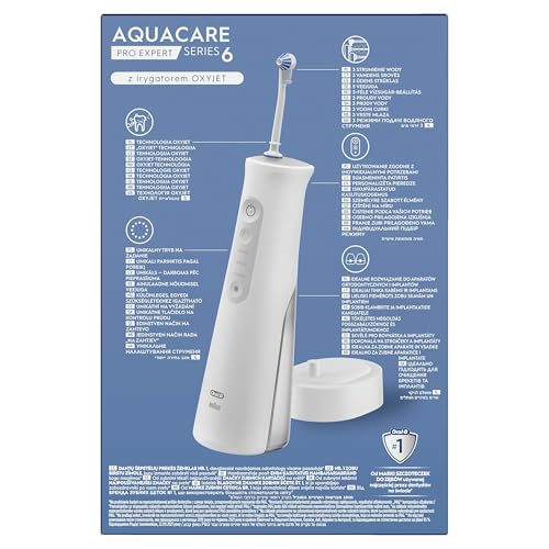 Oral-B AquaCare 6 hydropulseur Oxyjet blanc pour une routine dentaire fraîche - 2