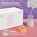 Nuliie 120 Pcs Breastmilk Storage Bags Freezer, 8 OZ Breast Milk Storing Bags, BPA-Free, Milk Storage Bags with Pour Spout for Breastfeeding, Self-Standing Bag, Space Saving Flat Profile