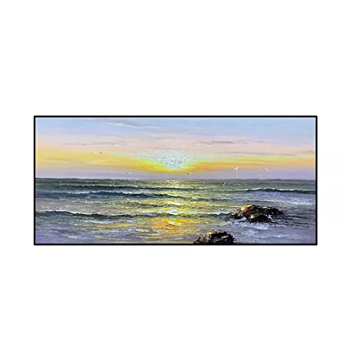 Poster lever de soleil sur la mer pour une ambiance zen dans le salon