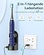 Elektrische Zahnbürste Schallzahnbürste für Erwachsene - Whitening Ultraschall Zahnbürste Elektrisch mit Reiseetui und Ladestation, Electric Toothbrush Mit 8 Bürstenköpfe, 5 Putzmodi, 40000VPM