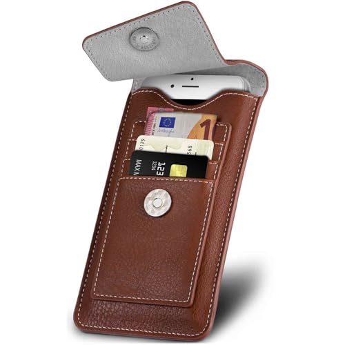 Étui en cuir végétalien Motorola ThinkPhone 25 ONEFLOW Zeal chic marron