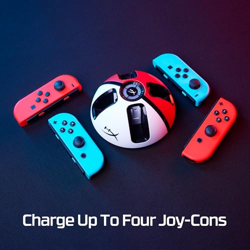 Image of HyperX Chargeplay Quad 2 Nintendo Switch Controller Charger with Cable (6Y2G7Aa), White