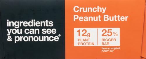 Image of KIND Protein Bars, Crunchy Peanut Butter, Gluten Free, Healthy Snacks, 12g Protein, 12 Count (Pack of 2)