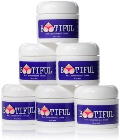 Bootiful Butt Enhancement Cream - Get Your Brazillian Butt Lift Now - 6 Jars