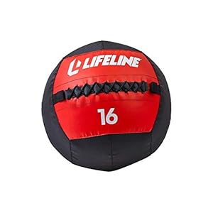 Lifeline Fitness Wall Ball – Multiple Weights Available – Weighted Ball for Core Strength, Coordination, Stability, Cardio, Plyometrics – CrossFit Home Exercise Equipment for Full Body Workout