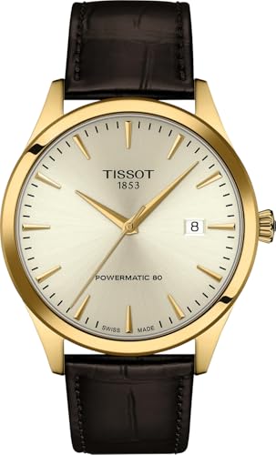 Tissot Classic Dream 40mm, Swiss Automatic Watch for Men, Stainless Steel Case, Champagne Dial, T1584073626100