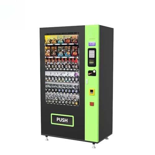 Commercial Vending Machine with AI Management and App Control, Automatic Operation and Credit Card Reader, Perfect for Offices or Public Spaces