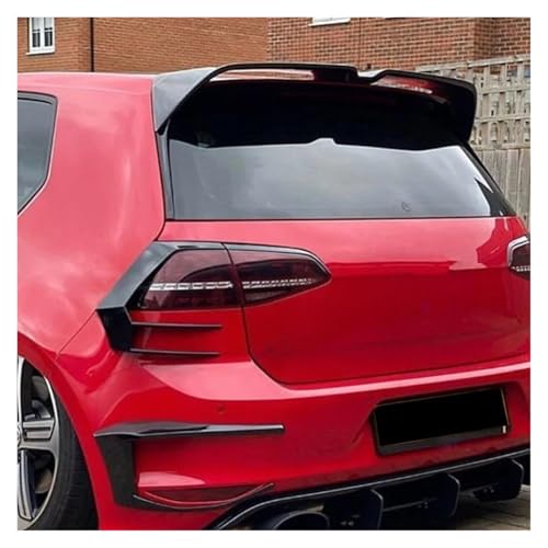 Becquets Avant pour VW Golf 7 Ailettes Fixes Jupe Basse Carbon Look