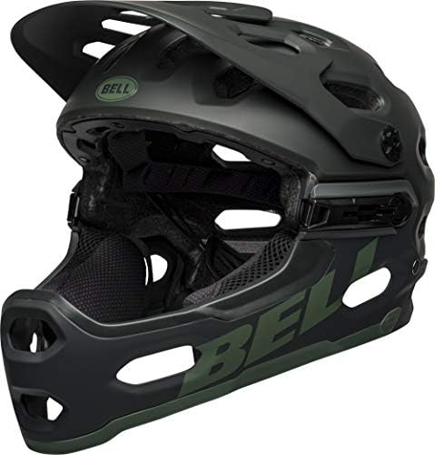 BELL Super 3R MIPS Adult Mountain Bike Helmet - Matte Green, Medium (55-59 cm)