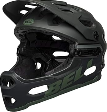 full face mountain bike helmet with removable chin bar