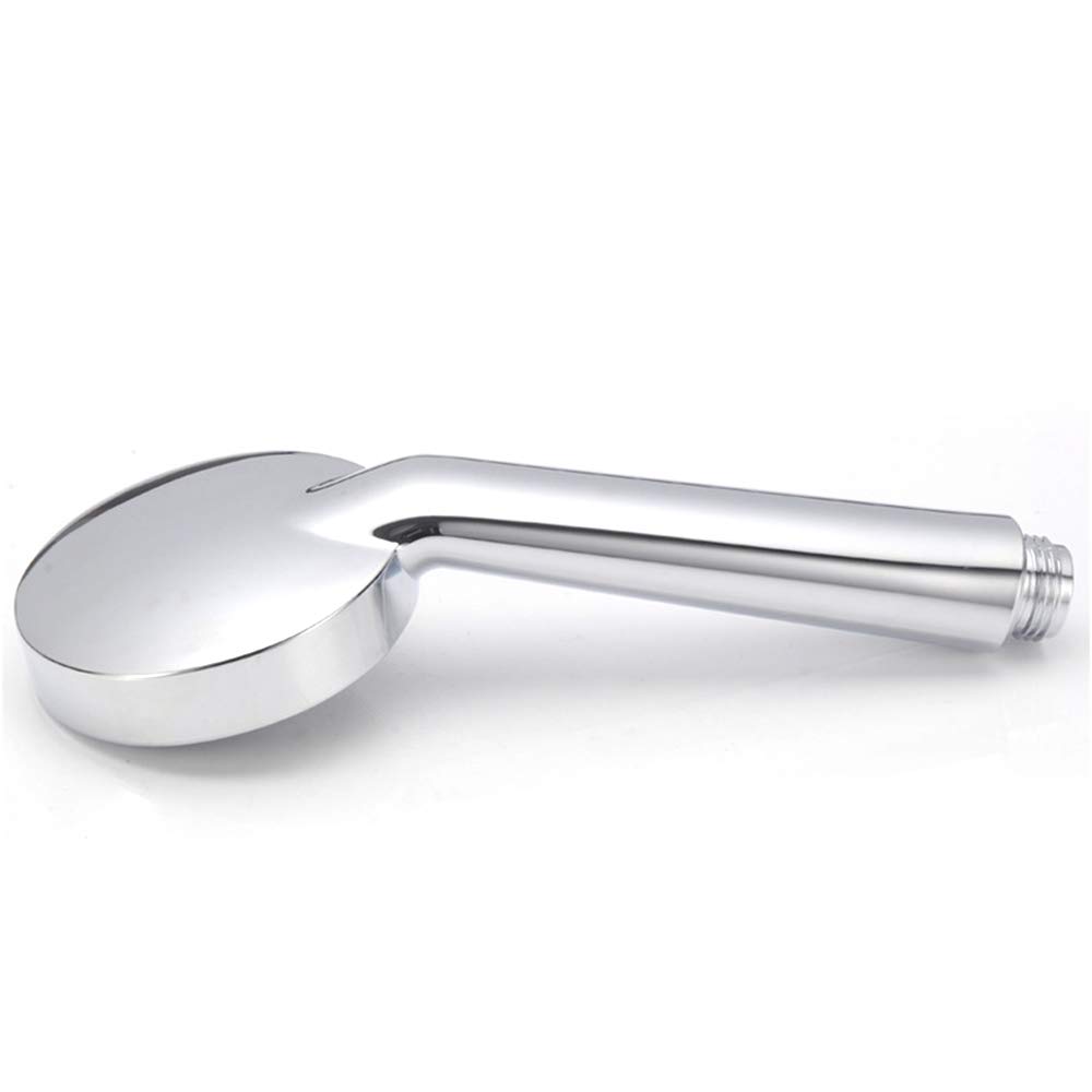 Cabezal de ducha de mano de alta presión con potente rociador de ducha contra tubería de suministro de agua de baja presión, ducha de agua individual, cromo