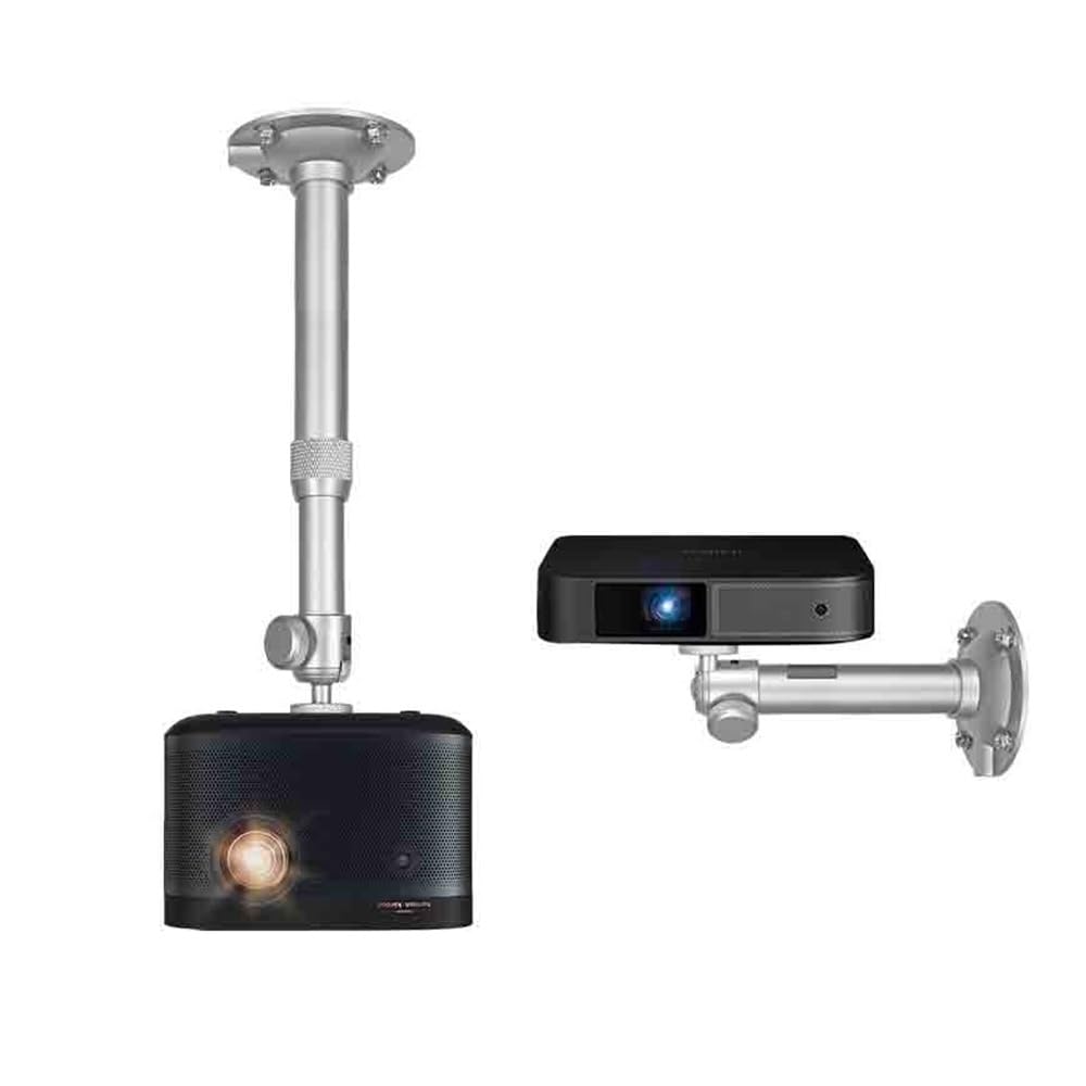LJHFG63KUYT Projector stand Projector Bracket Hanging Wall Universal Telescopic Fixed Ceiling ﻿ Home Cinema(Silver)