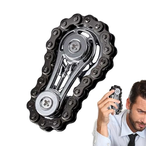 Juguete Cadena Bicicleta, Juguete Sensorial Cadena Bicicleta Metal, Cadenas Bicicletas Mano Engranajes Juguetes Inquietos, Hilanderos Mano Alivios Ansiedad Cadenas Bicicletas Juguetes Sensoriales