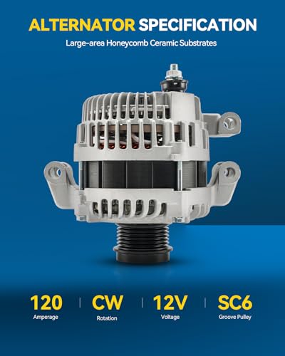 Image of PHILTOP 120Amp Alternator for 2013-2016 Dodge Dart