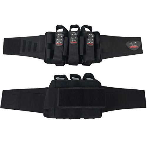 Maddog Pro 3+2 Paintball Harness Pod Pack | Harness Only | Adjustable Pod Holder Belt for Tournament, Woodsball & Speedball (Holds up to 5 Pods) - Thumbnail 6