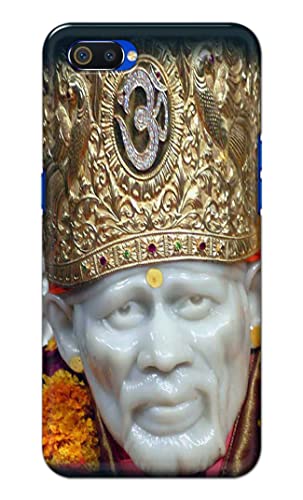 Image of PRINTFIDAA Sai Baba Lord Shiridi Great God Hinduism Hindu Religious Printed Designer Hard Case for Realme C2 / Oppo A1K, RMX1941, CPH1923 Back Cover -(e) RPM1005