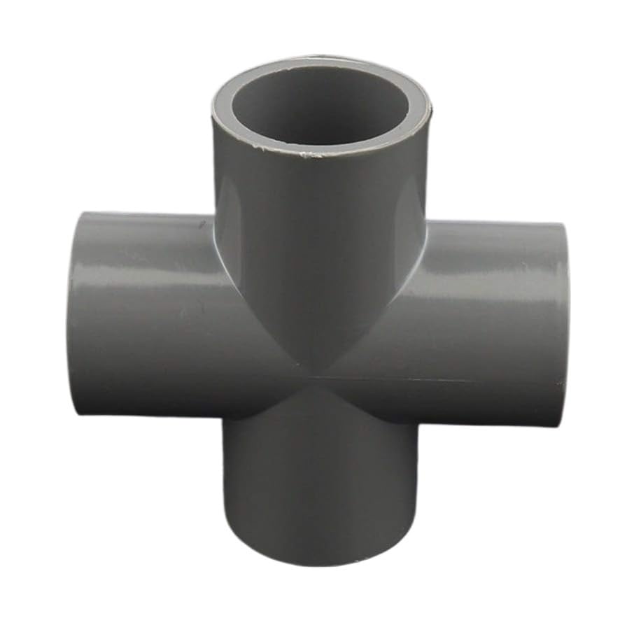 Raccordi per Tubi di irrigazione, Connettore a Croce in PVC 25mm 12,24,48 Pezzi Acquario, approvvigionamento idrico, irrigazione, Tubo in Ottone