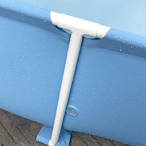 FHISD Faltbarer Pool, Rund für Kinder Aufblasbares Planschbecken, Stent-Außenpool, Spielbecken (1,5 x 1,5 x 0,4 m) – Bild 5