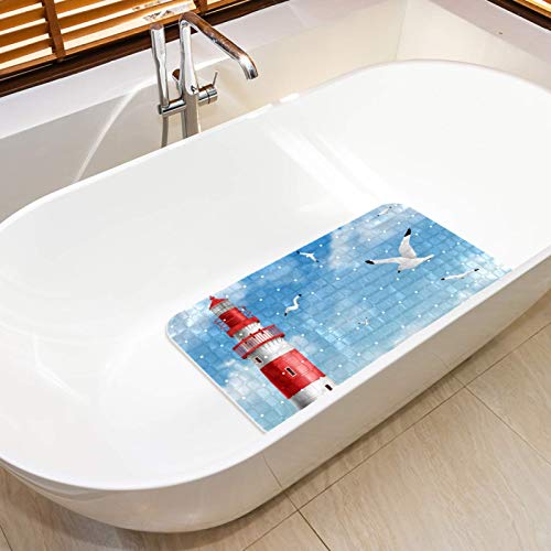 Tapis de douche antidérapant à ventouses sécurité maximale salle de bain