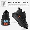 Nasogetch Steel Cap Trainers Safety Trainers Men Women Safety Shoes Comfortable Lightweight Work Trainers Breathable Puncture Proof 770 Black 5 UK 38 A #4