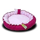 سرير دائري للكلاب والقطط روز وفوشيه