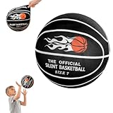 basket taille 20 🏀【Ballon de basket silencieux】Ce silent basketball de 24 cm est doté d'orifices d'aération internes sur les deux faces, ce qui le rend extrêmement silencieux et vous permet de jouer en intérieur sans déranger vos voisins. Le ballon facilite les passes et les tirs, vous permettant ainsi de perfectionner votre technique, que vous jouiez à la maison ou dans un lieu public.