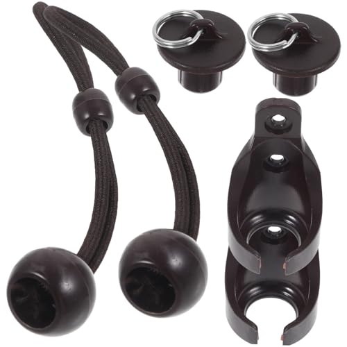 Support pour rideau avec boucle coupe-vent en élastique résistant - 6