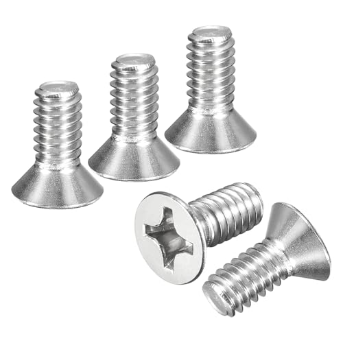 DTGN vis tête plate Phillips #12-24x1/2 acier inox, 50pcs