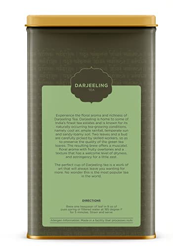 Orajas Darjeeling Loose Leaf Black Himalayan Tea | Loose Darjeeling Tea Leaves - Antioxidant Tea | Single Origin Tea, Packed At Source In India (11.28 Oz) #TOP7