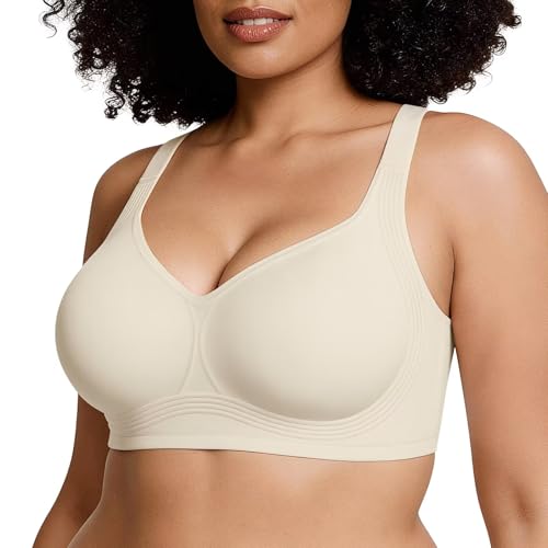 Image of Vertvie Jelly Bras for Women No Underwire Minimizer Support