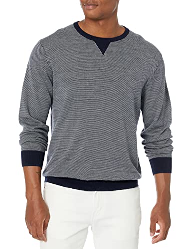 Goodthreads Men's Crewneck Lightweight Merino Wool Sweater