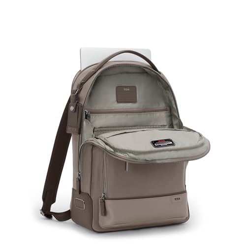 Image of TUMI - Harrison Warren Backpack - Men's Laptop Pack fits up to 15 inch Screen - Business & Travel Bag - Taupe Driftwood