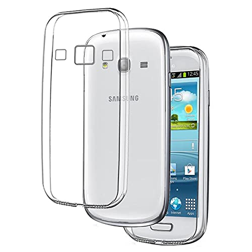 REY Funda Carcasa Gel Transparente para Samsung Galaxy S3 Ultra Fina 0,33mm, TPU de Alta Resistencia y Flexibilidad