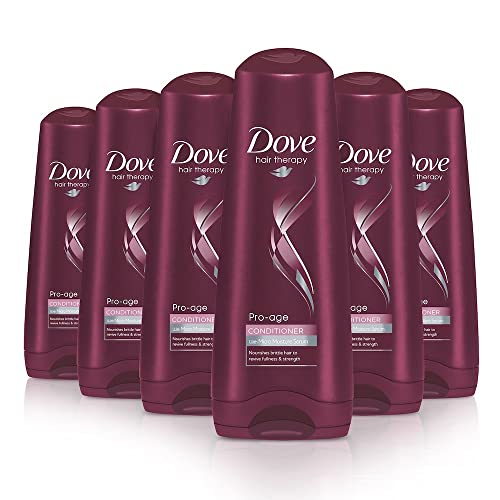 Dove Pro Age Hydrating and Moisturising Conditioner for Men and Women, Professional Deep Cleansing for All Hair Types and Colours, Bulk Pack (6 x 200 ml (Pack of 6))