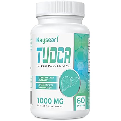 Kayseari TUDCA Bile Salts Supplement 1000mg - 60 Veggie Capsules,Liver Support Supplement for Detox Cleanse,Gelatin Free Cover