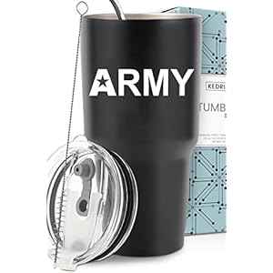Army Tumbler 30oz, Military Gifts For Men Army Coffee Travel Mug, Army Graduation Gifts For Him, US Army Gifts For Men In Military Water Bottle, Miltary Gifts For Army Boyfriend Gifts From Girlfriend