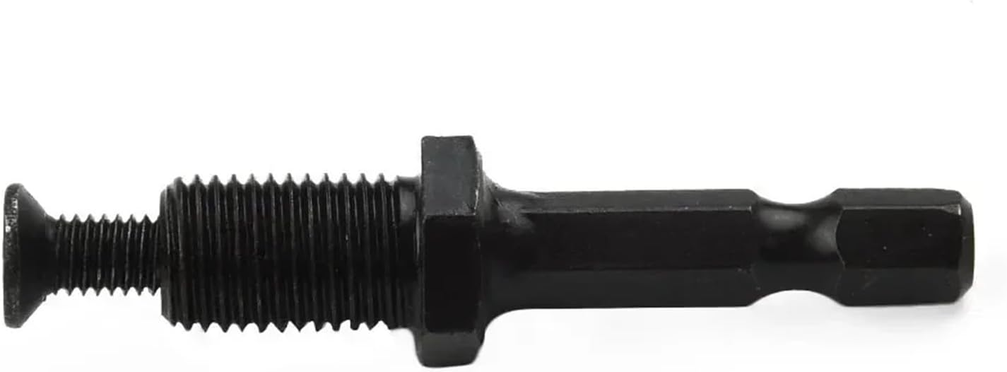 Chuck Adapters 20pcs 1/4 Hex Shank Adapter To 3/8 24UNF Male Thread Screw For Drill Bit Chuck home tools replacement parts repair tools for Keyless Chucks