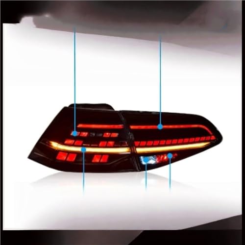 Feu arrière LED streamer pour modification de voiture Golf 7.5 - 6