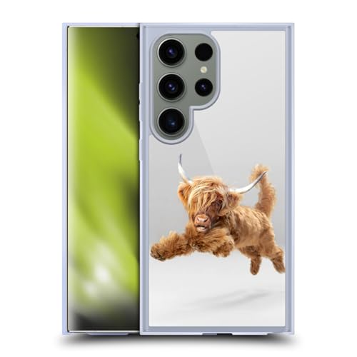 Coque Gel Pixelmated Animals Highland Pup Samsung Galaxy S24 Ultra Finition Premium