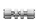 Parker Instrumentation Tube Fitting - Straight Bulkhead Union for use with Inch Tubing