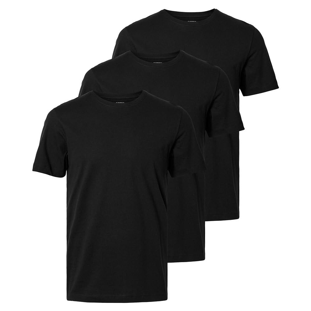 Selected Homme Herren Selected Homme Male T-Shirt 3er-Pack Baumwoll T-Shirt (3er Pack)