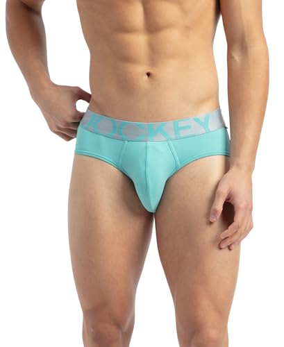 Image of Jockey IC27 Men's Tactel Microfiber Elastane Stretch Solid Brief with Moisture Move Treatment