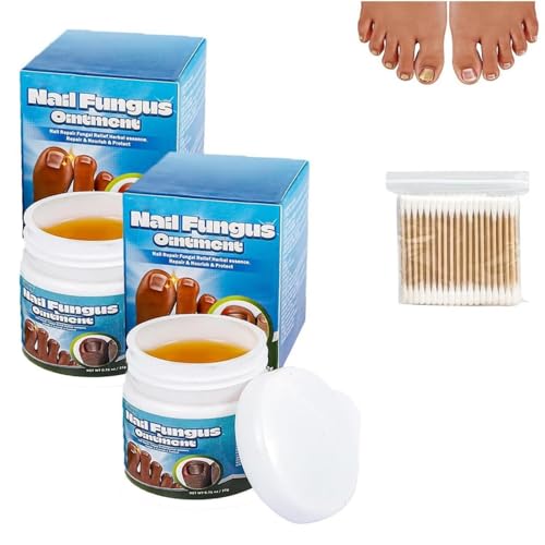 Pomada Para Hongos En Las Uñas De 5x Rápida Curación, Cuidado Diario Suave Para Las Uñas De Los Pies Y Las Manos, Fortalece Y Restaura La Apariencia, Para Uso Regular (2pcs)