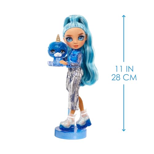 Muñeca Rainbow High Skyler con slime y mascota mágica miniatura 6
