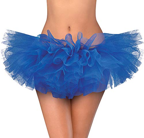 Costume tutu bleu femme déguisement ballerine adulte taille unique
